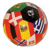 Fodbold med flag